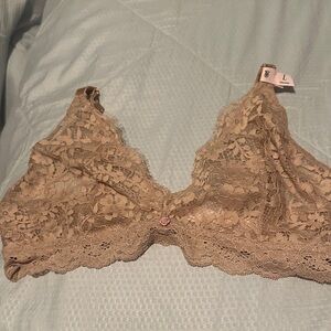 Lace Bralette in Tan Victoria secret